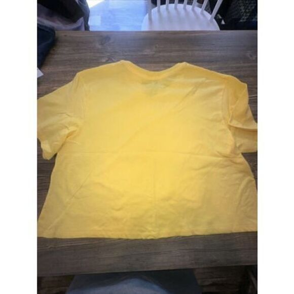 Sunkist Women's Size Large Lemon Zest Sunkist California Orange Cropped T-Shirt - Picture 4 of 4